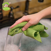 Toalla de plato de punto de algodón 100% personalizada, absorbente de alta calidad, estampado personalizado, limpieza de cocina para el hogar, toallas de mano, juego de platos