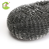 Bola de limpieza de cuerda de alambre de estropajo de malla de hierro galvanizado ovalado para limpieza de cocina