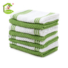 Toalla de plato de punto de algodón 100% personalizada, absorbente de alta calidad, estampado personalizado, limpieza de cocina para el hogar, toallas de mano, juego de platos